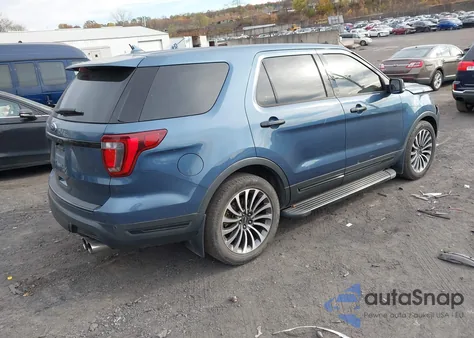 2018 Ford Explorer Sport from USA, damaged, VIN 1FM5K8GT9JGA86735